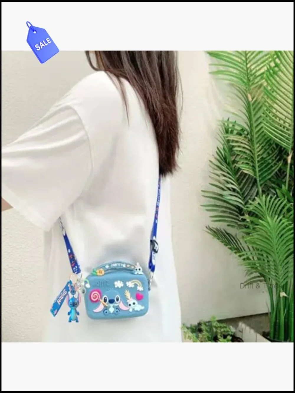 Silicone Crossbody Bag with Adjustable Strap, Coin Pouch & Wallet for Teens